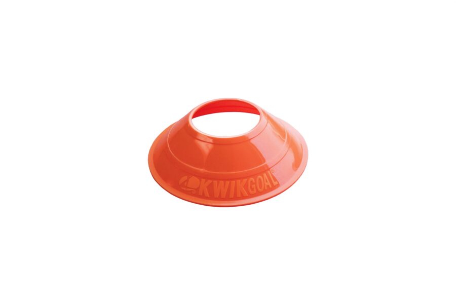 KwikGoal Pack of 25 Mini Disc Cones Orange