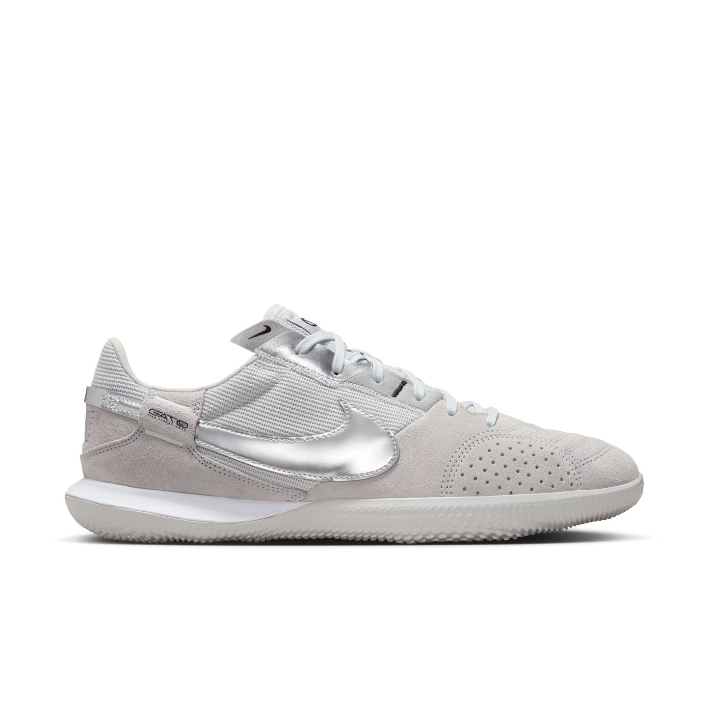 Nike Streetgato Indoor Soccer Futsal Shoes Silver