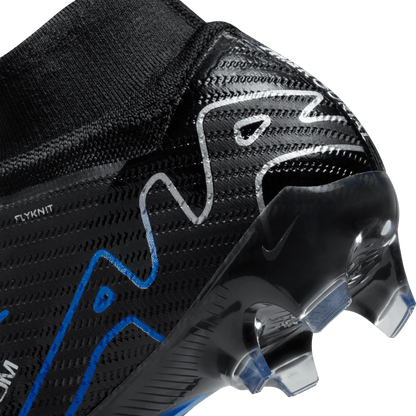 Nike Zoom Mercurial Superfly 9 Elite FG Cleats Blue Black
