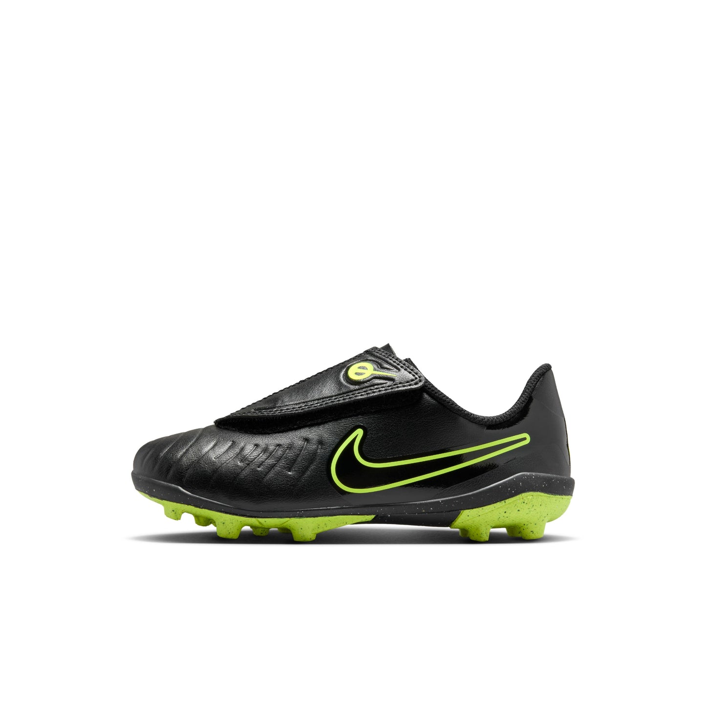 Nike Jr. Tiempo Legend 10 Club Black Velcro Soccer Cleats