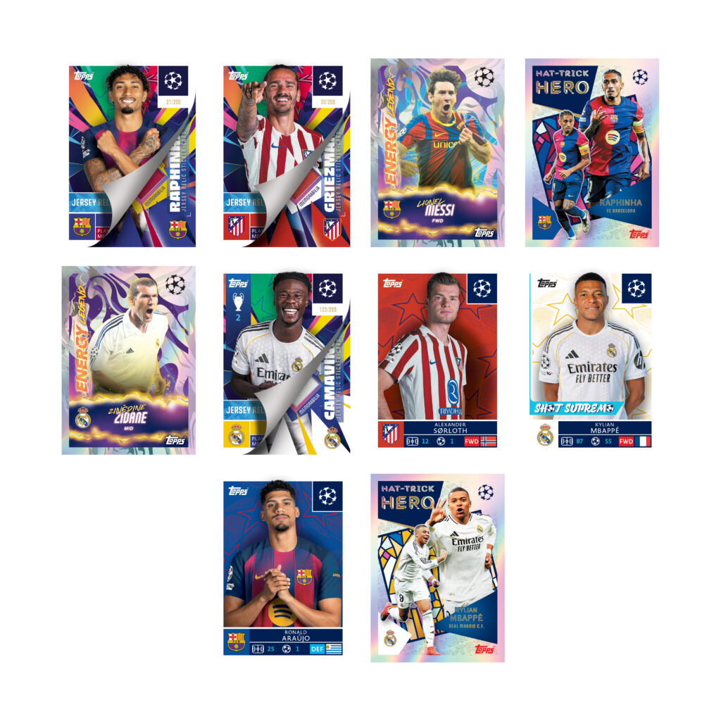 2025-26 Topps UEFA Champions League Stickers Mega Starter Pack
