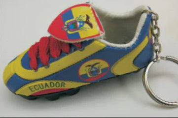Ecuador Mini Soccer Cleat Keychain