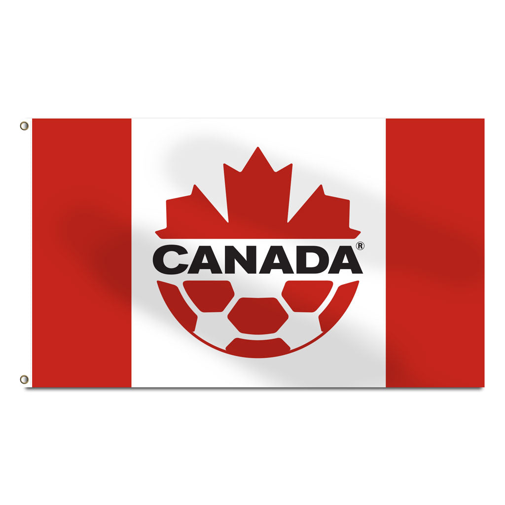 Soccer Canada Premium Flag