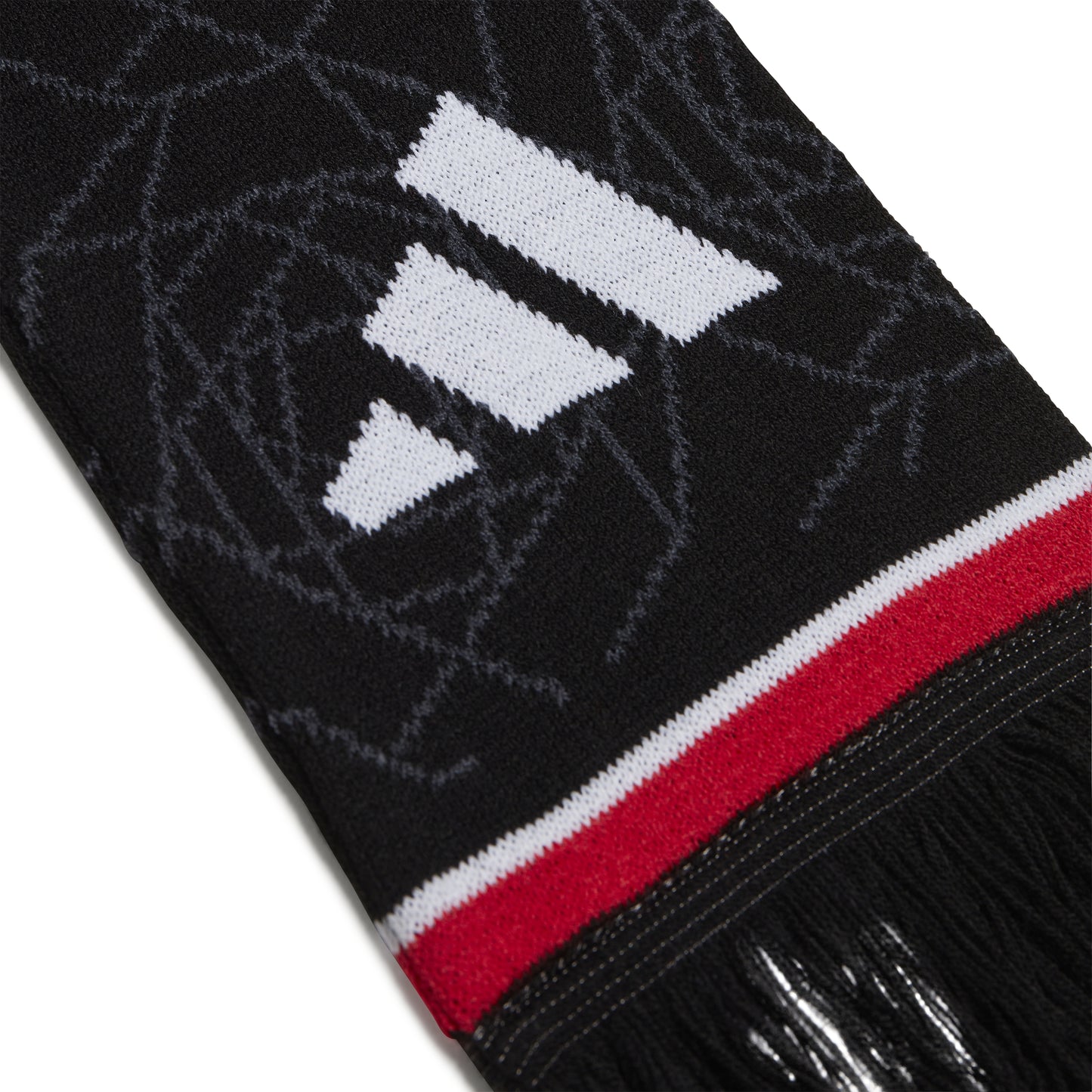 adidas MUFC Manchester United Scarf Home Black White Red