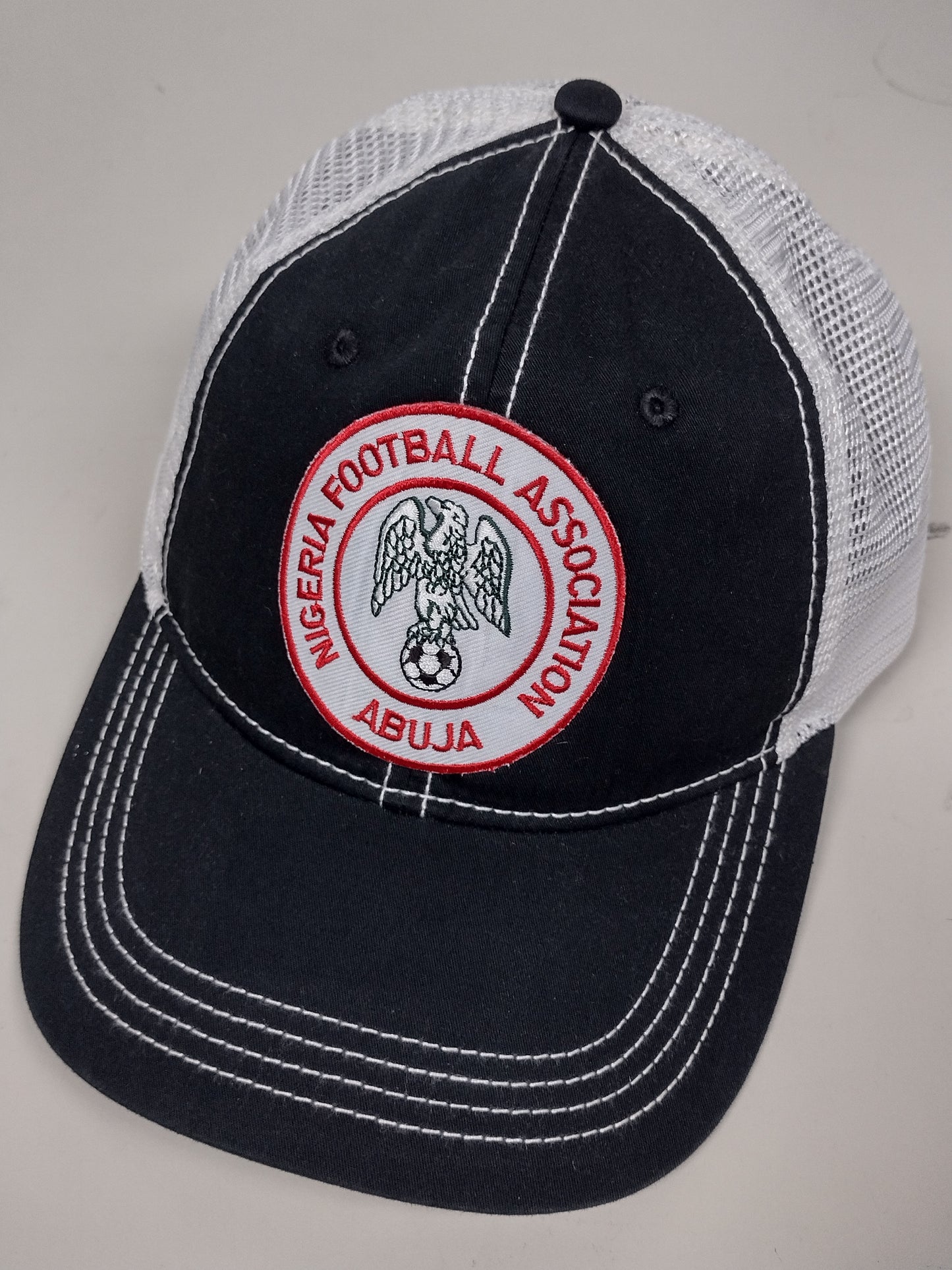 Vintage Soccer Team Logo Patch Trucker hat
