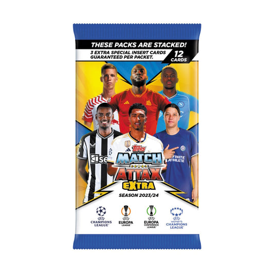 2023-24 Topps Match Attax Extra UEFA Champions League Cards Single Pack