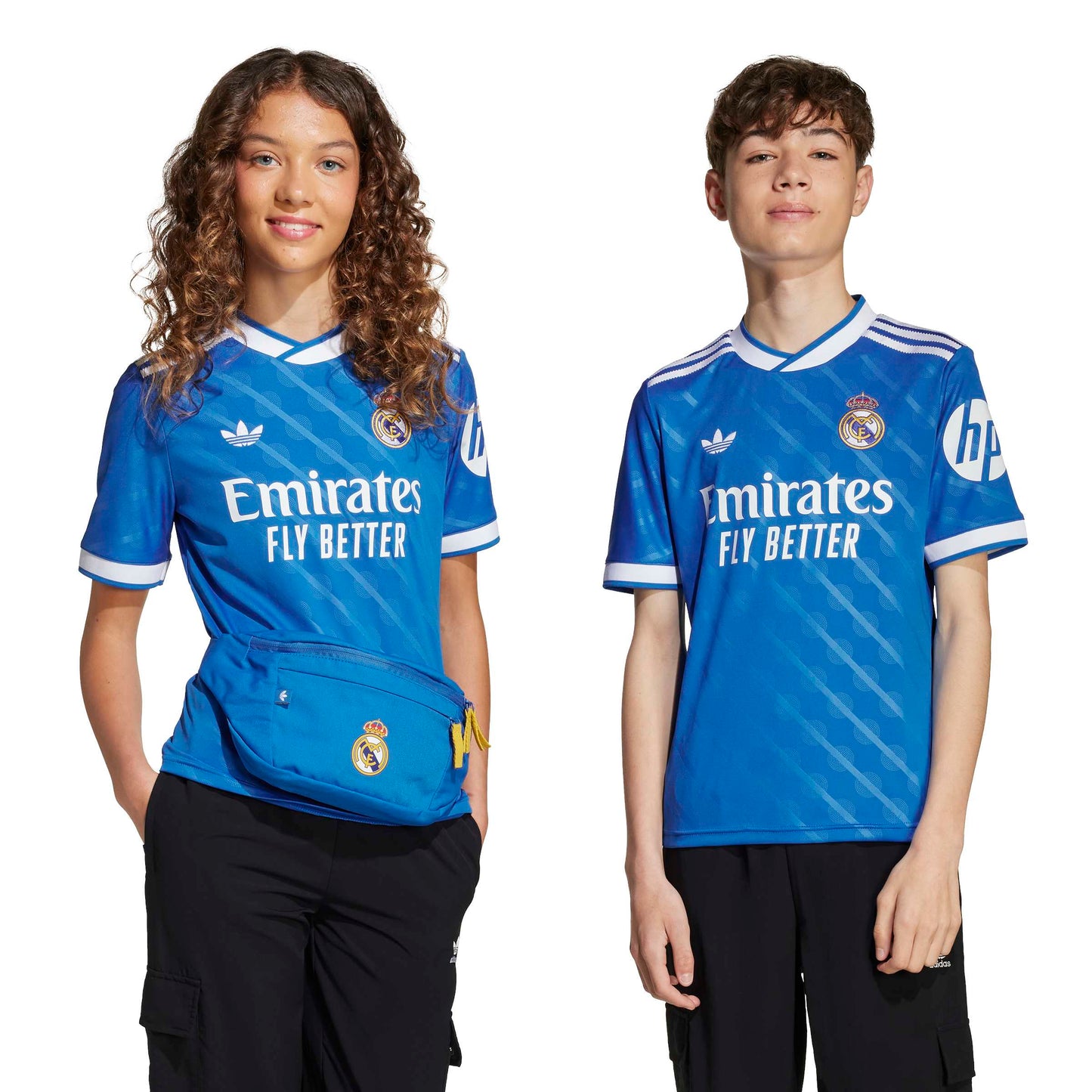 Mbappe #10 Youth Real Madrid Third Jersey 2025/26 Blue
