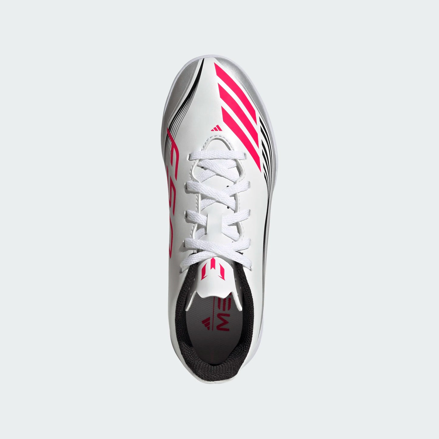 adidas Youth F50 Messi Club Indoor Soccer Futsal White Red