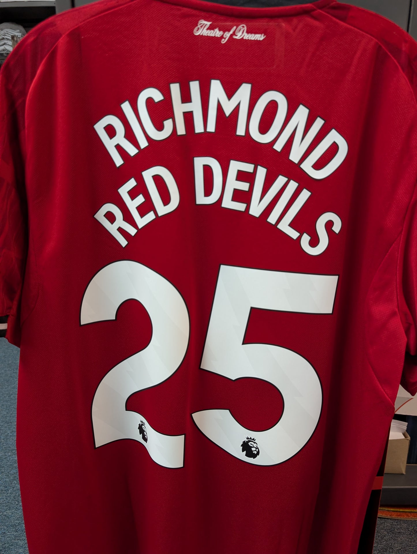 Richmond Red Devils Men's Manchester United Home Jersey 2025/26