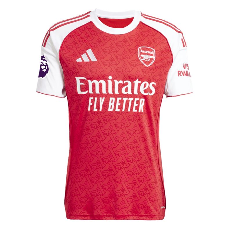 Saka #7 EPL Font adidas Arsenal Men's Home 2025/25 Jersey
