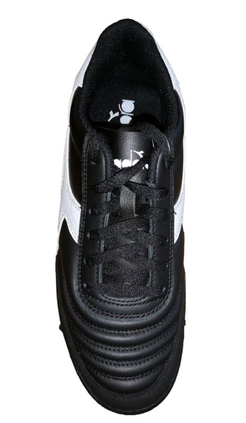 Diadora Calcetto GR LT TF Turf Soccer Shoes Black White