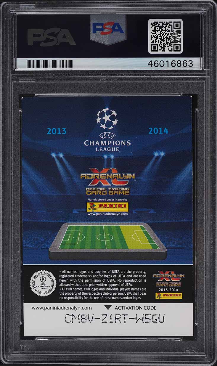 2013 Panini Adrenalyn XL UEFA Champions League Lionel Messi PSA 6 EXMT