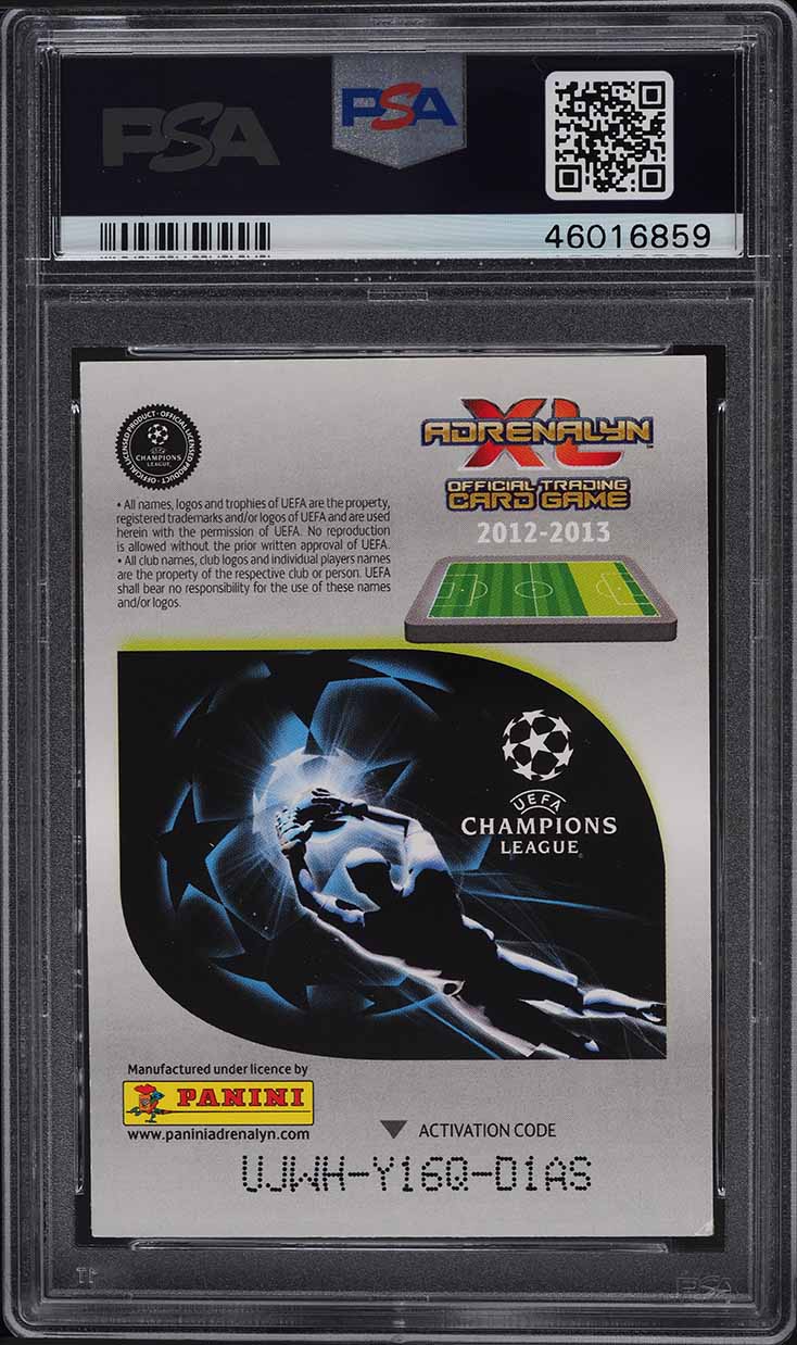 2012 Panini Adrenalyn XL UEFA Champions League Star Lionel Messi PSA 5 EX