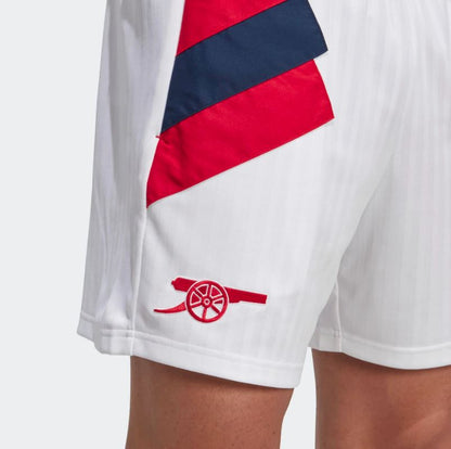adidas originals Men's Arsenal Icon Shorts Cannon Logo