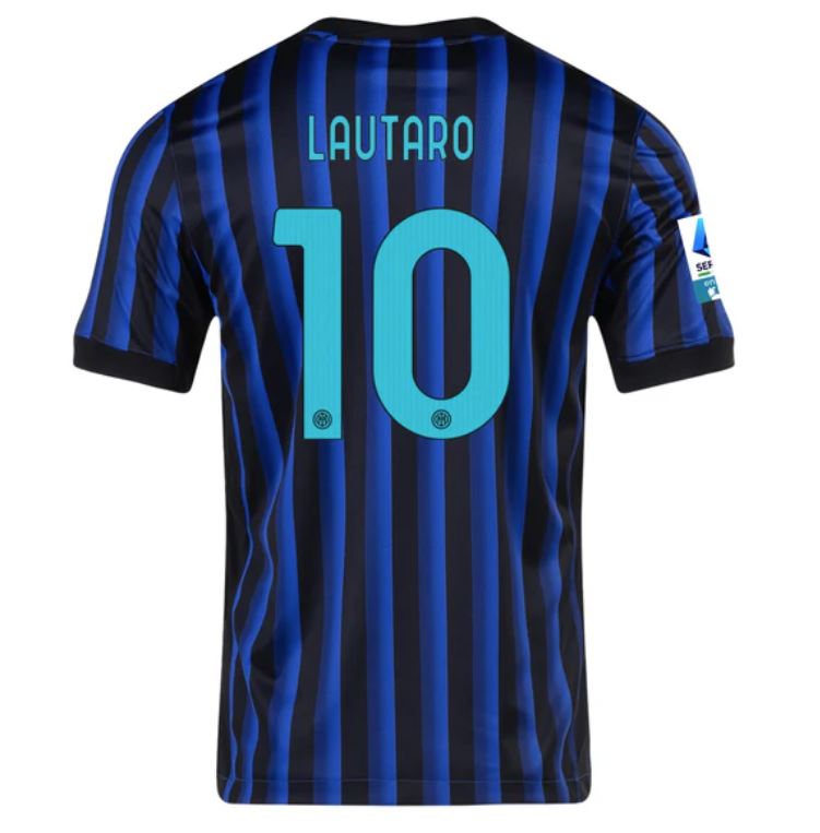 Lautaro #10 Nike Men's Inter Milan 2025/26 Stadium Home