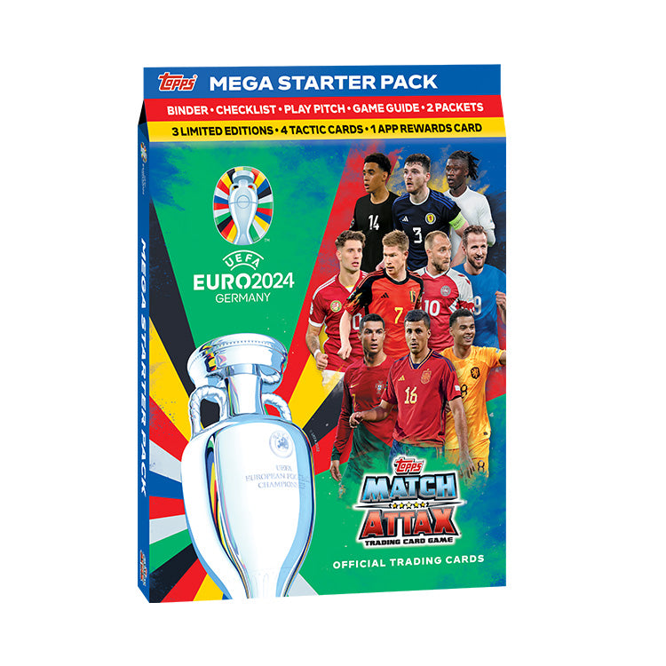 2024 Topps Match Attax UEFA Euros - Starter Pack Album + 24 Cards