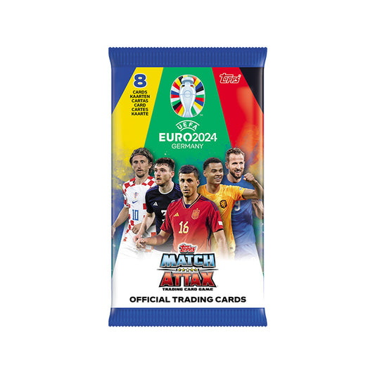2024 Topps Match Attax UEFA Euro Card Single Pack 8 Cards