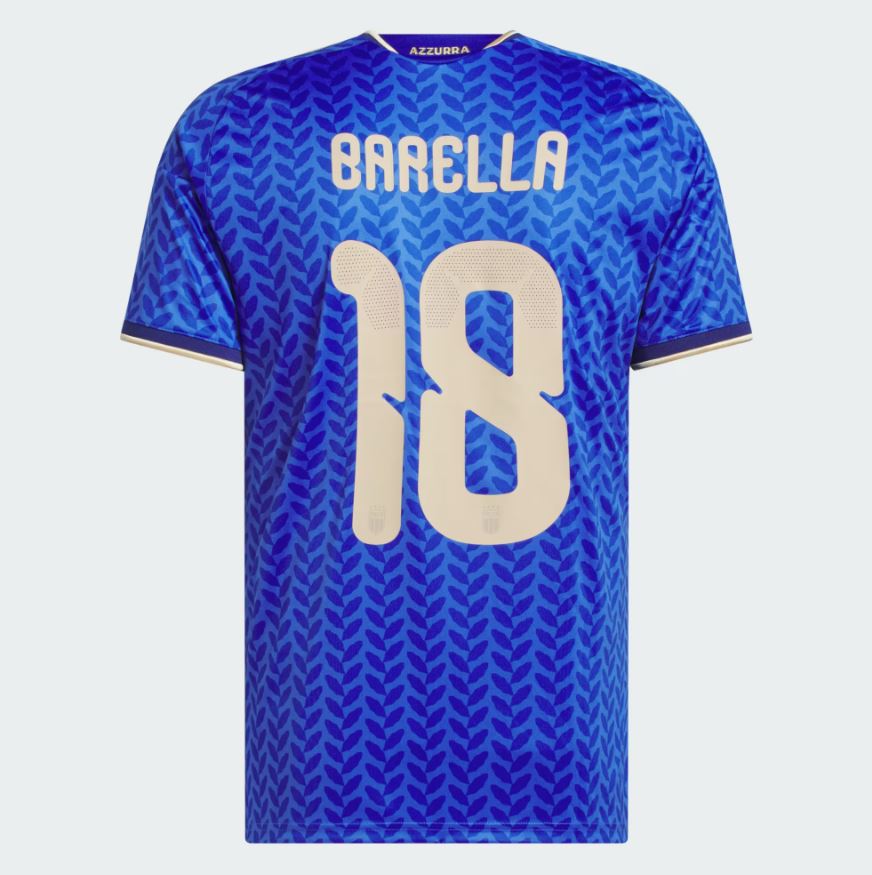 Barella #18 Men's Italy Home Jersey 2026 – Strictly Soccer Shoppe