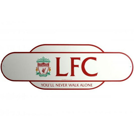 Liverpool F.C.  Retro Crest Metal Street Sign