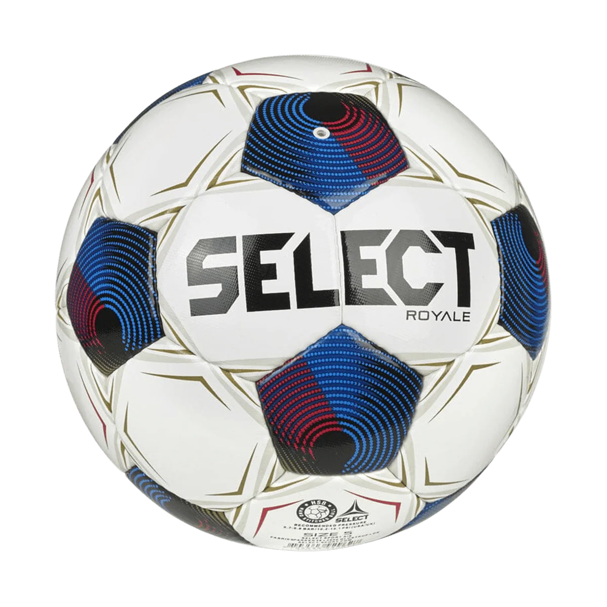 Select Royale v25 Soccer Ball White Blue Red