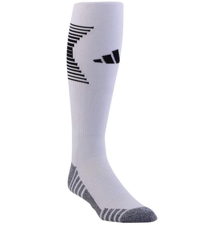 adidas Team Speed Soccer Socks White Black