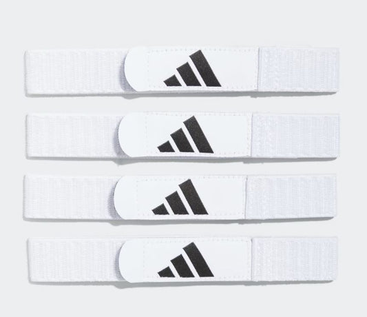 adidas Soccer 2.0 Shin guard Straps 4 Pack White