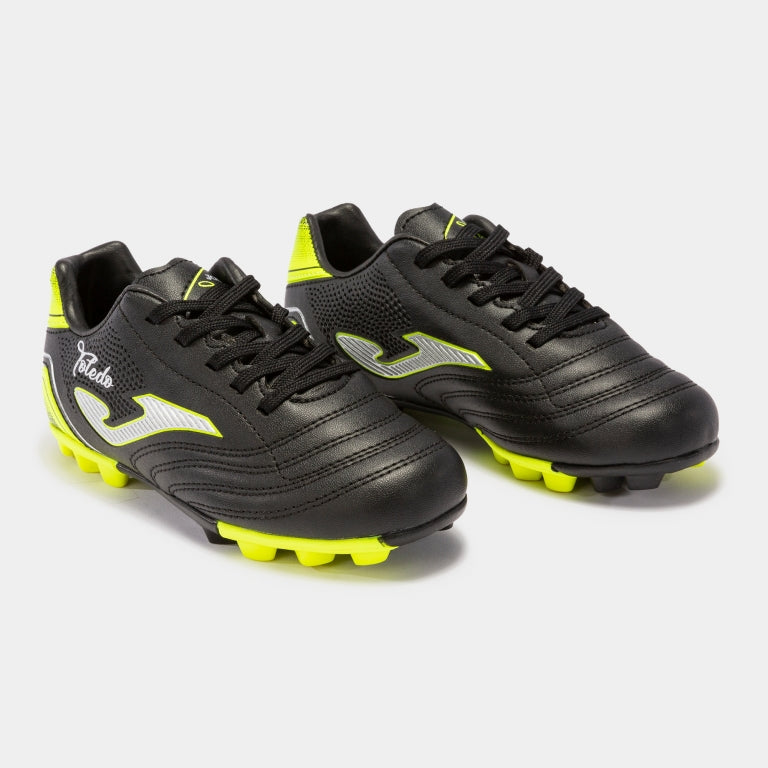 Kids Joma Toledo Toddler Youth Soccer Cleats Black Yellow