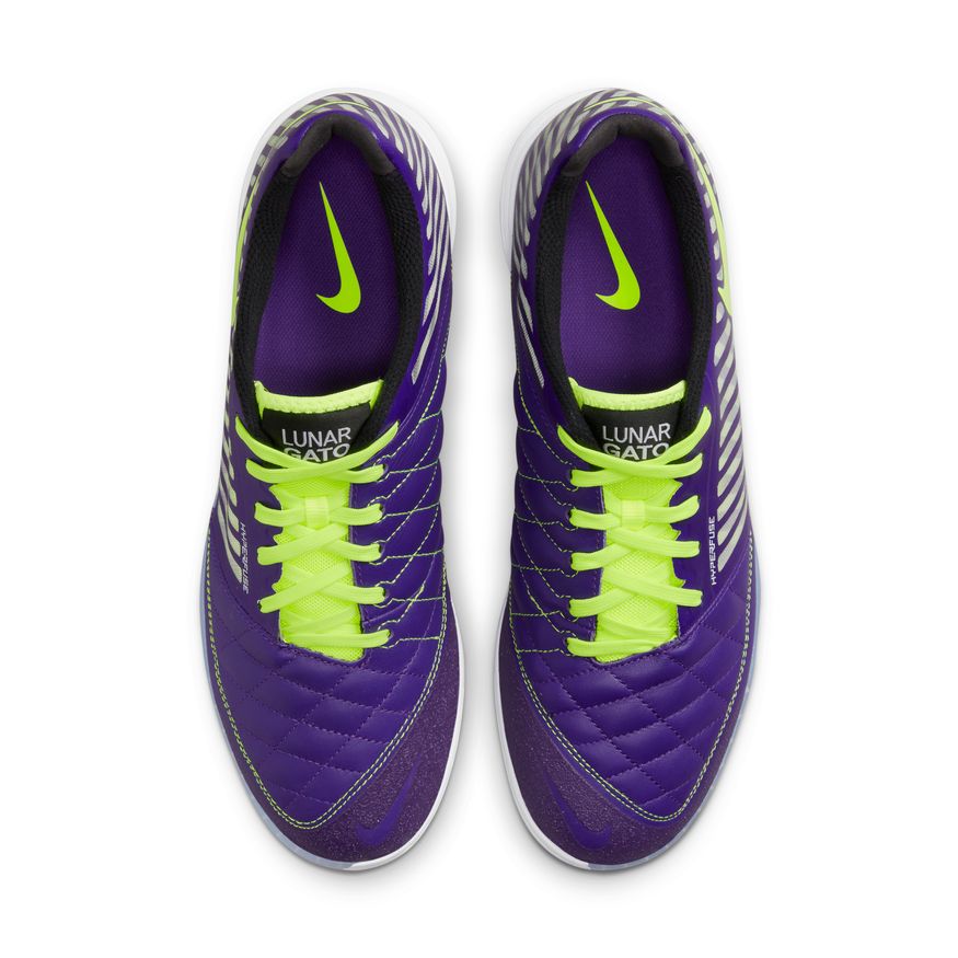 Lunar Gato II Indoor Soccer Shoes Purple Volt – Strictly Soccer Shoppe