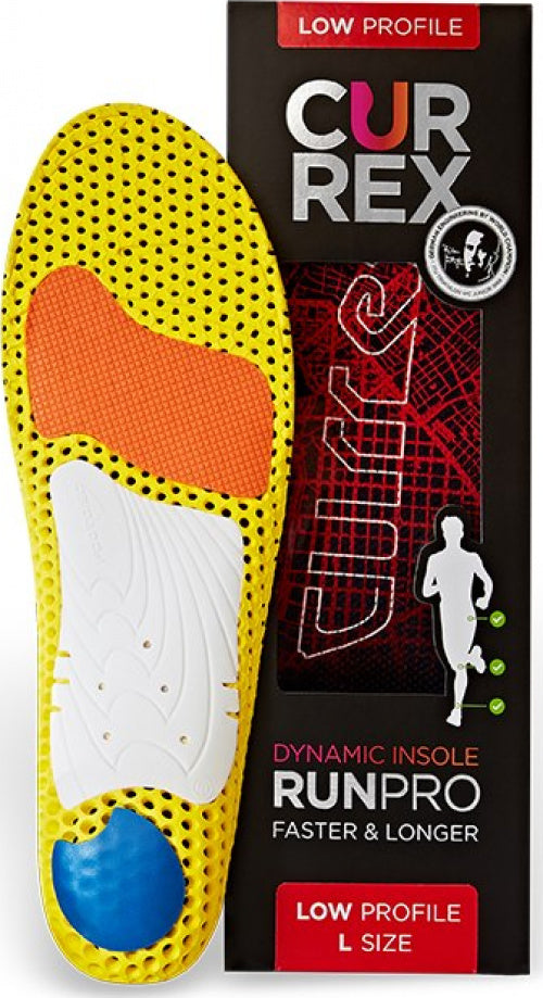 Currex RunPro Performance Insoles Low Profile Red