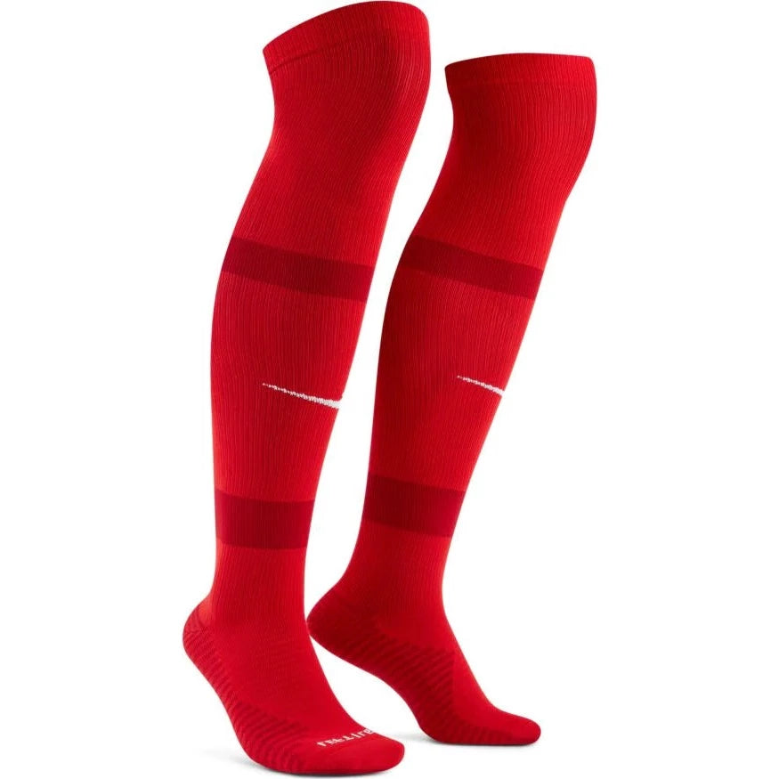 Nadeel omhelzing Ter ere van Nike MatchFit Soccer Knee-High Socks - Red – Strictly Soccer Shoppe