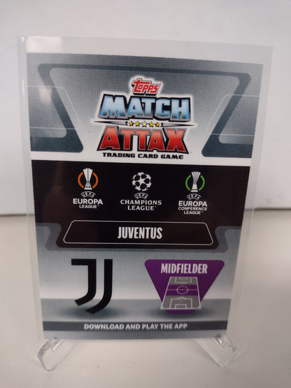 Weston McKennie Juventus Topps Match Attax Champions League 2021-22
