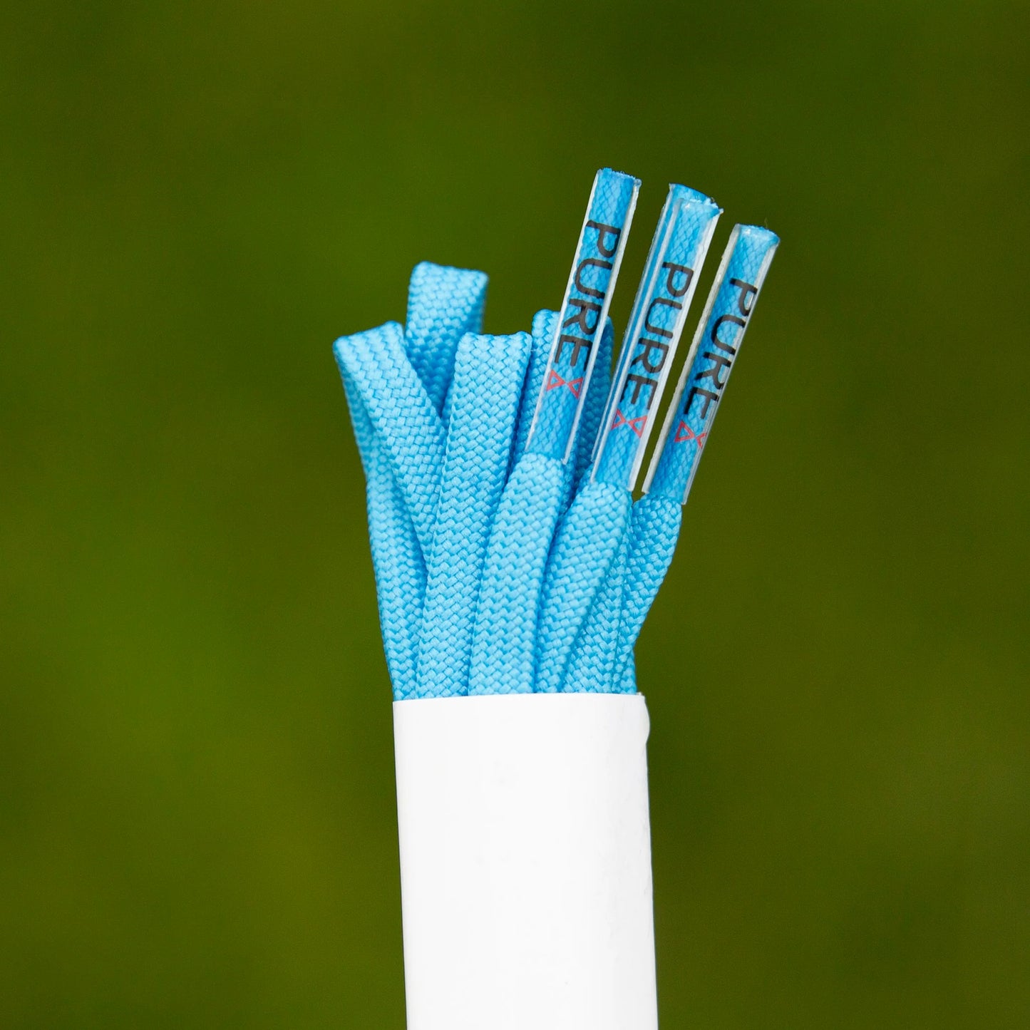 Pure Laces Light Blue Soccer Shoelaces