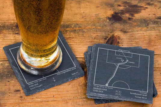 Greatest Chelsea Plays: Slate Coasters (Set of 4)