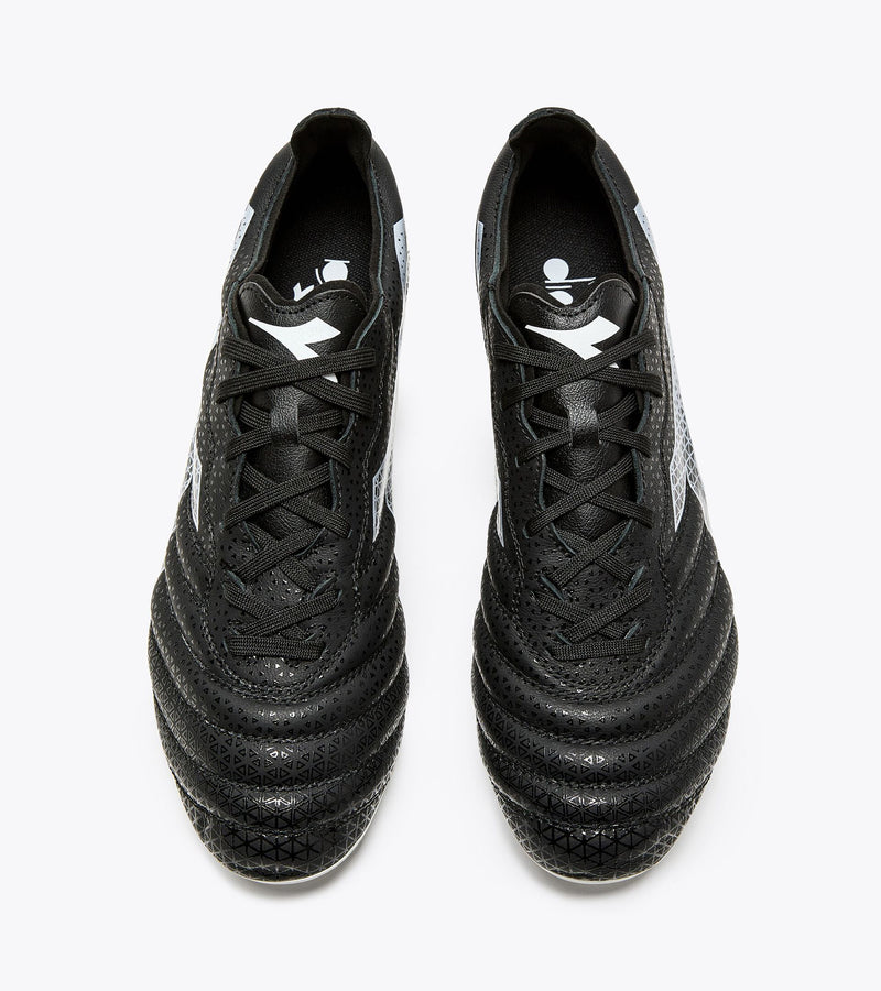 Load image into Gallery viewer, Diadora Brasil Elite GR LT LP12 Black/White Soccer Cleats
