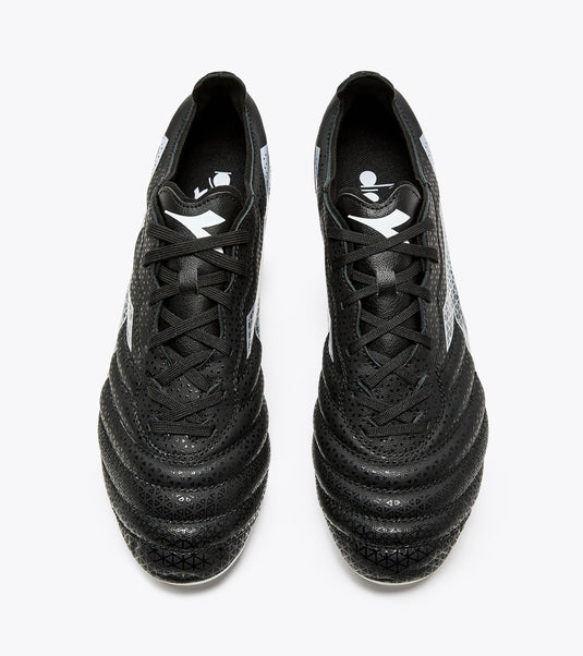 Diadora Brasil Elite GR LT LP12 Black/White Soccer Cleats