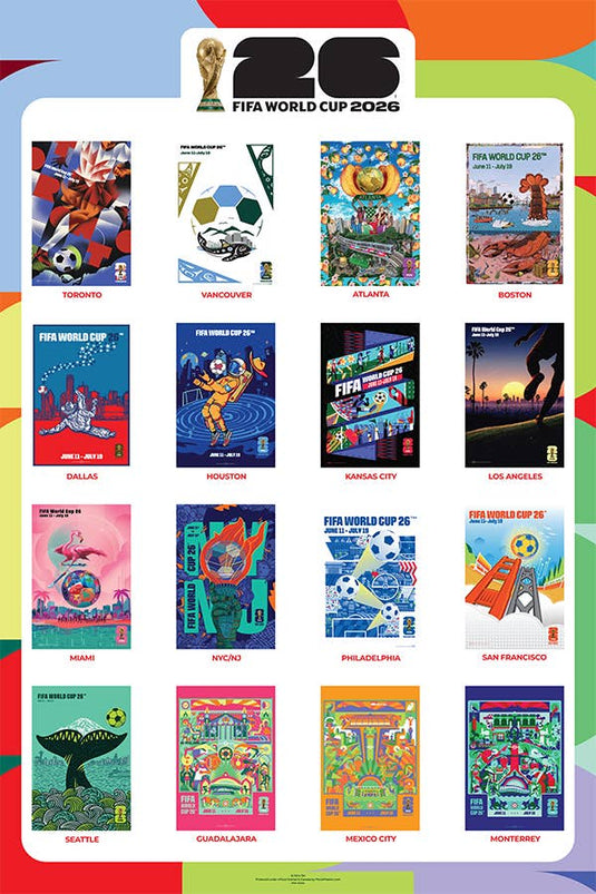 FIFA World Cup 26™ – Host City Collection (Licensed): 16x24