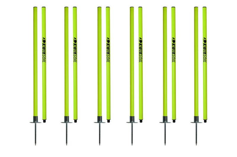 Load image into Gallery viewer, Kwikgoal Collapsible Coaching Sticks 2 Go St of 6
