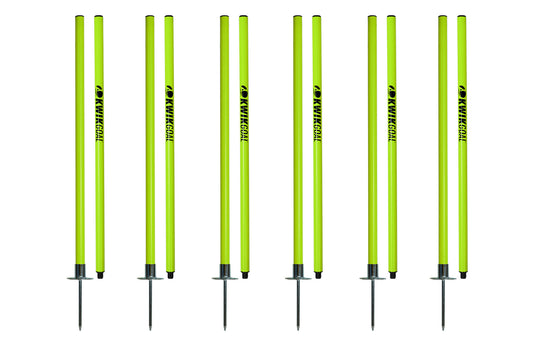 Kwikgoal Collapsible Coaching Sticks 2 Go St of 6
