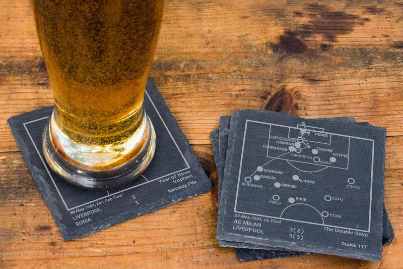 Load image into Gallery viewer, Greatest Liverpool Plays: Slate Coasters (Set of 4)
