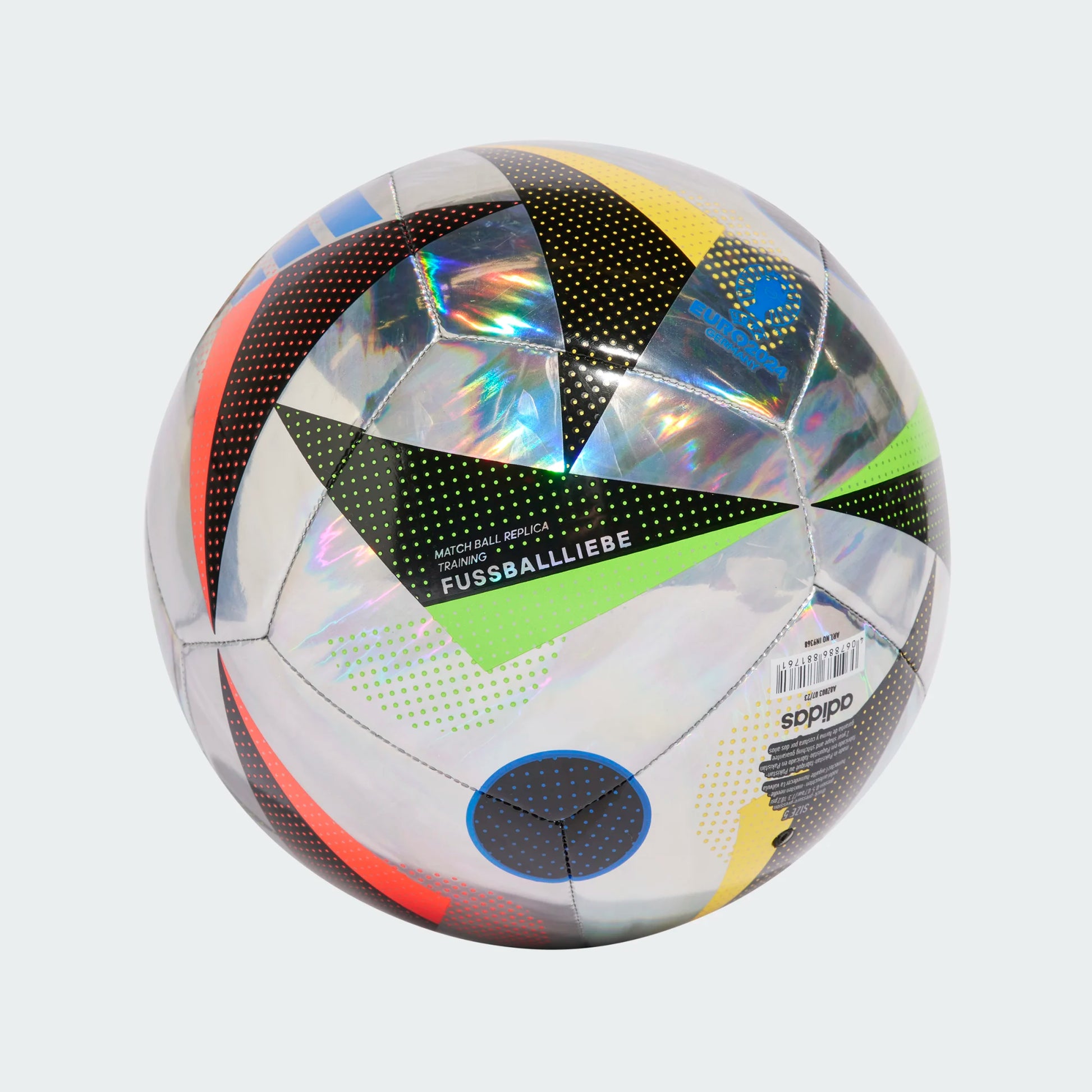 adidas EURO 2024 Fussballliebe League Ballon de Foot 350G Blanc Noir  Multicolore