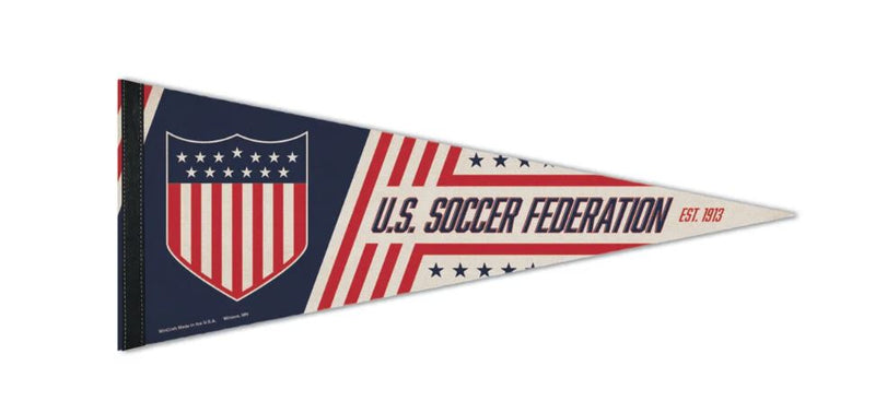 Load image into Gallery viewer, Premium Soccer USA Felt Pennants
