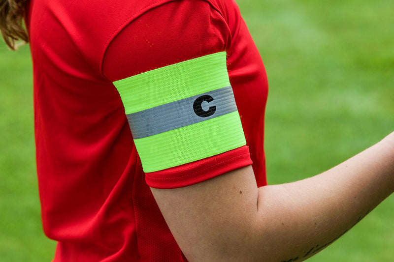 Load image into Gallery viewer, KwikGoal Reflective Captains Arm Band
