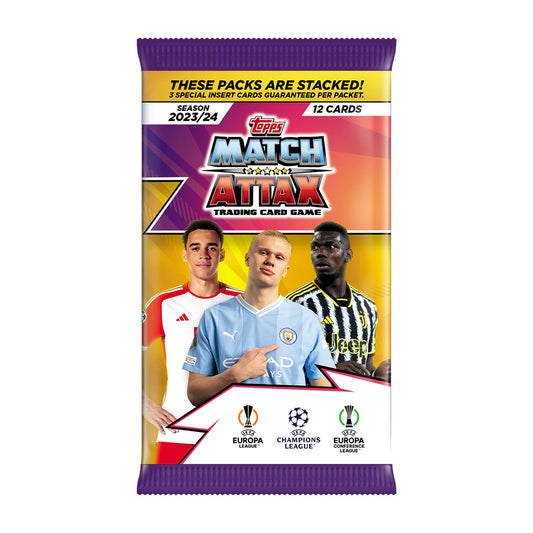 2023-24 Topps Match Attax UEFA Champions League Cards Single Pack
