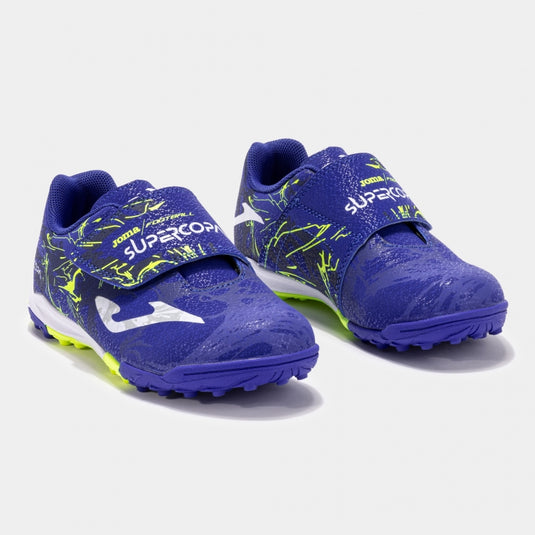 Joma Super Copa Youth Velcro Turf Indoor Soccer Royal Blue