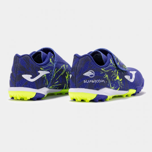 Joma Super Copa Youth Velcro Turf Indoor Soccer Royal Blue
