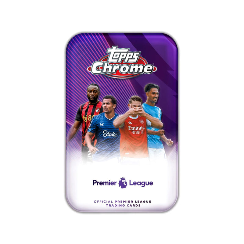 Load image into Gallery viewer, 2025-26 Topps Chrome Premier League Cards Tin
