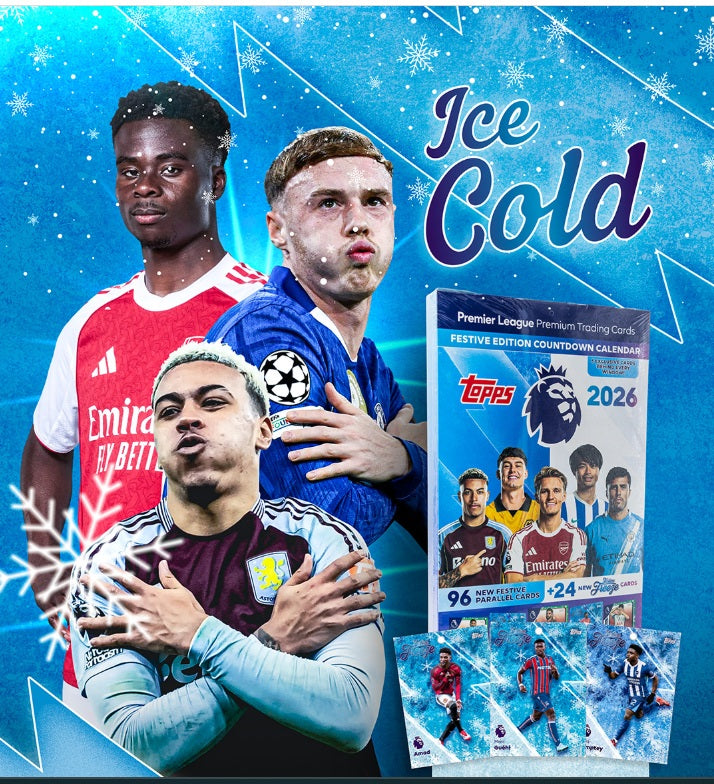 2025-26 Topps Premier League Debut Edition Cards Advent Countdown Calendar