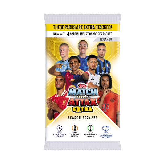 Single Pack 2024/25 Topps Match Attax Extra UEFA Champions League