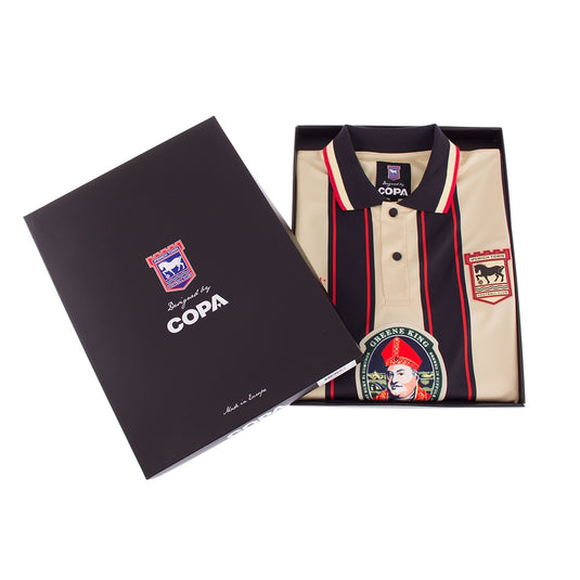 Copa Ipswich Town FC Away 1997 - 98 Retro Football Shirt