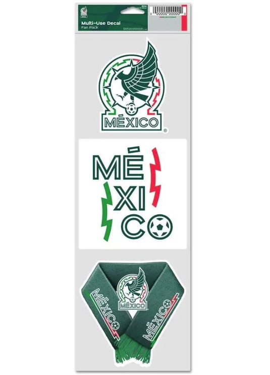 Mexican National Soccer Multi Use Fan Stickers
